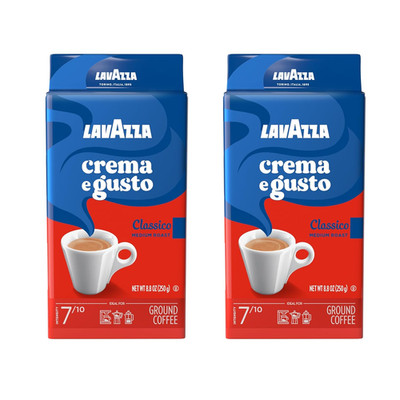 2 Pack Crema E Gusto Ground Coffee 8.8Oz/250G Each