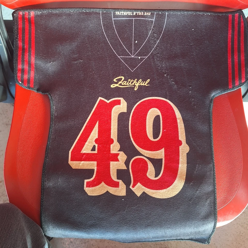 49ers Faithful Jersey Rally Towel Stadium Giveaway NFL Seahawks Rivalry Niners - Image 1 of 1