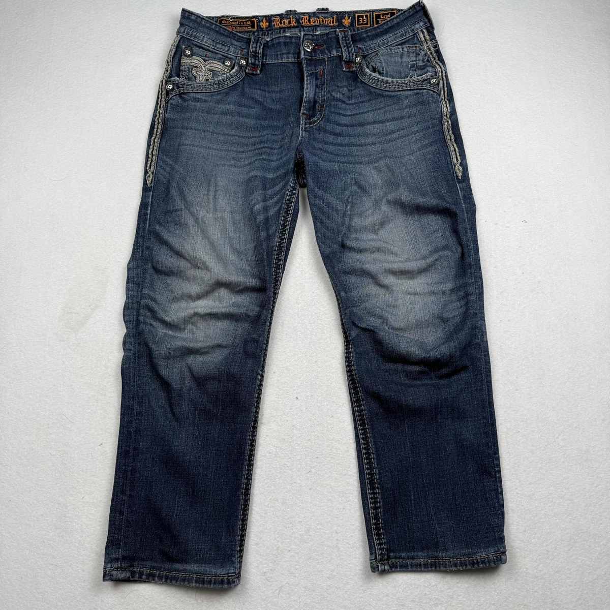 Rock Revival Regular 33 Size Jeans for Men for sale | eBay