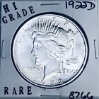 1922 D PEACE SILVER DOLLAR HI GRADE GENUINE U.S. MINT RARE COIN 8766