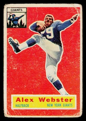 1956 Topps Football Card #5 Alex Webster