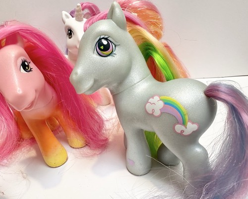 My Little Pony Lot Of 10 Ponies 2002 - 2007 All Different Some Clothing Hasbro - Picture 2 of 18