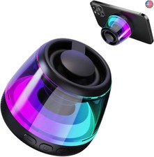 Magnetic Bluetooth Speaker, Wireless Speaker with RGB Light Show, Portable