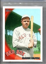 2010 Topps Update Series - SP Legend Variation Babe Ruth #US-317