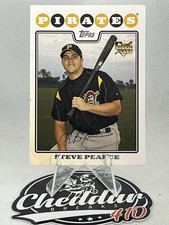 2008 Topps #127 STEVE PEARCE RC Pittsburgh Pirates Rookie WS MVP
