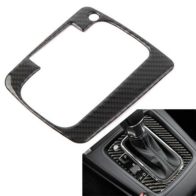 Kohlefaser zentrale Konsole Schalthebel Panel Trim für Subaru Forester 2013-2018