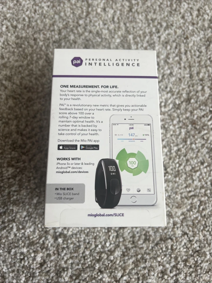 Rastreador de frecuencia cardíaca y actividad tamaño Mio tamaño grande inteligencia Pai SELLADO Foto 3 de 4