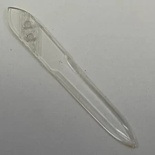 Vintage Lucite Vintage Art Deco Letter Opener - Floral Accent