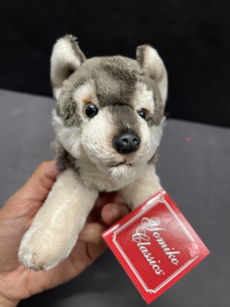 Russ Berrie Yomiko Classics Kent Grey Wolf Stuffed Animal 9