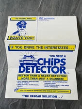 Vintage GRAY Electronics Henderson NV Police Scanner Booklet Chips Detector