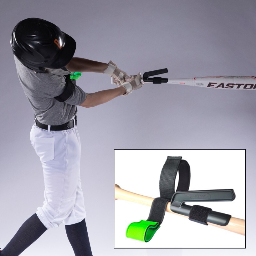 SWINGRAIL Lot de 2 accessoires d'entraînement au swing de baseball/softball pour frapper et frapper