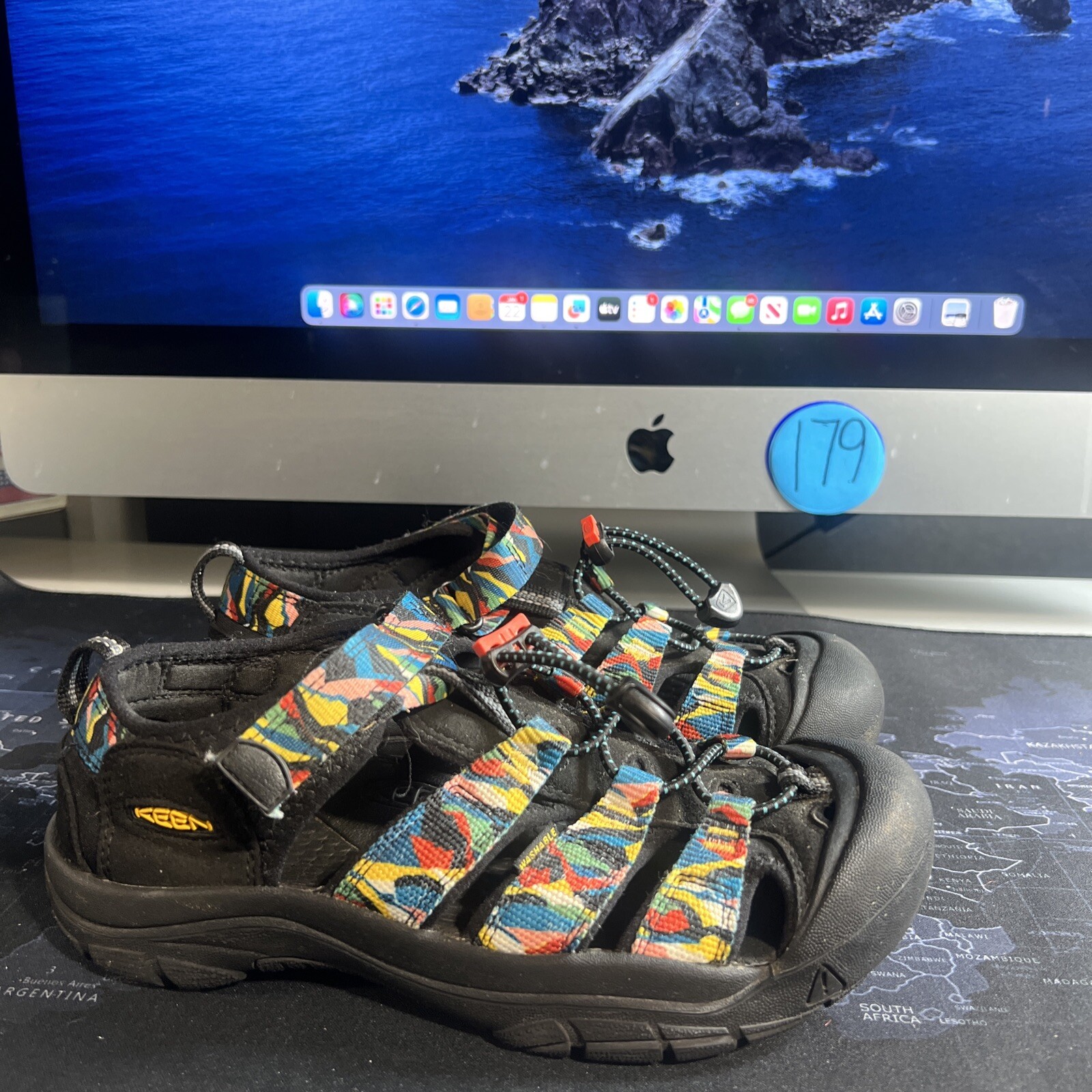 Sandali Keen Newport H2 Mcnewport Jr 1027391 blu giovani taglia 4 regolabili