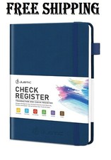 A5 Check Registers for Personal Checkbook, Ledger Transaction Registers Log B...