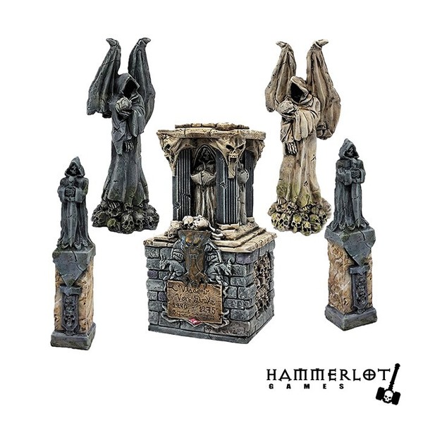 Graveyard Stone Set AOS Warhammer Fantasy RPG Scenery Dungeon Hammerlot Games