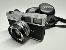 VINTAGE Canon Canonet 35mm Silver Point  Shoot Film Camera Made in JAPAN