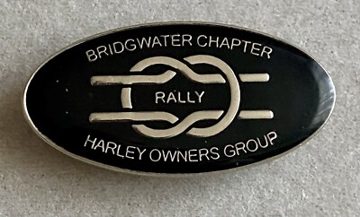 Harley Owners Group HOG Bridgwater Chapter Rally Emaille Pin Anstecker 4cm