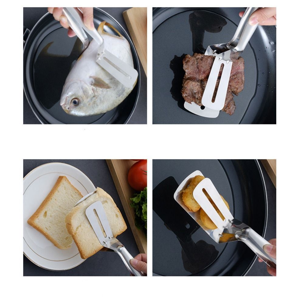 Pizza Clip Steak Clamps Cooking Tong Clip for Burgers Flipping Spatula