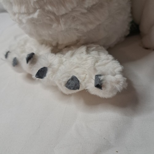 Wild Republic 12" Plush Snowy Owl Hedwig Animal White Brown Bird Soft 2014 Cute - Picture 13 of 19