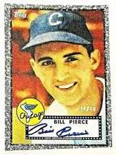 2011 Topps Black Diamond Wrapper Redemption Autograph Bill Pierce White Sox /60