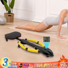 Abdominal Exercise Machine Workout Gym Equipment Rowing Trainer Fitness USA