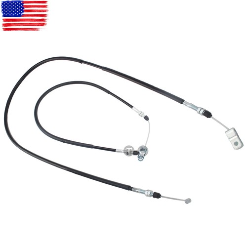 For Kawasaki Mule Left & Right Rear Brake Cable Parking Cables eBay