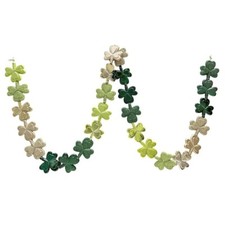 St. Patrick's Day Shamrock Shatterproof Garland 72"