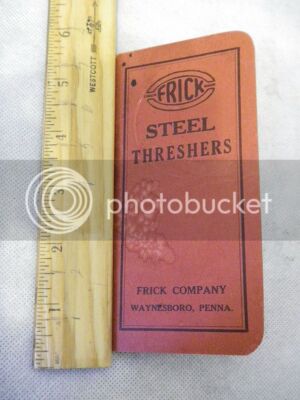 Vintage Frick Steel Threshers Mini Graph Paper Notebook booklet book journal