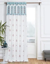 Cotton Room Darkening 5 ft Curtains for Window- Pack of 2
