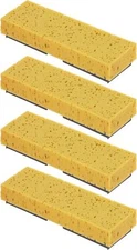 Sponge Mop Refill for Superio Mop Overall: 9"x3" Screws: 6.5" Apart, 4 Pack