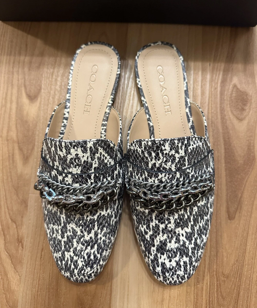 Coach faye shop loafer mules