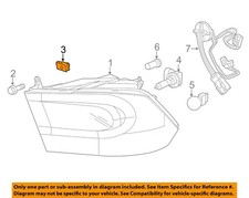 CHRYSLER OEM Headlight Head Light Lamp-Headlamp Assembly Clip 68050777AA