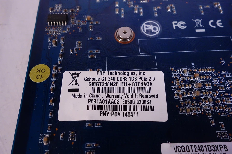 PNY Verto Geforce GT 240 1GB DDR3 PCle Video Card VCGGT2401D3XPB - Image 3 of 3