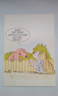 Postkarte Uli Stein ''Ganz der Vater''! 60/147