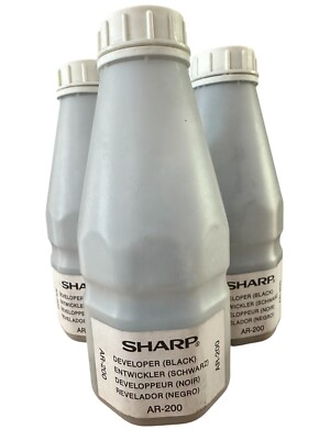 Sharp AR-200 Entwickler X3 Flaschen Nachfüllpackung Original offizielles Sharp Produkt