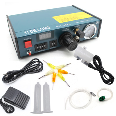 220V Digital Automatic Solder Paste Glue Dispenser Dropper Flüssigkeitsspender