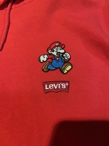 Levis x Super Mario Bros Hoodie Red 