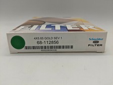 New Schneider 4x5.65" Graduated Gold 1 Soft Edge Vertical Grad Filter 68-112856