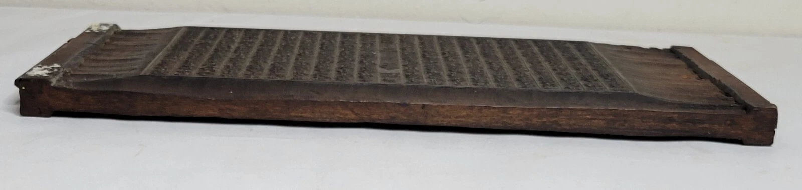 Old Antique Chinese 2 Sided Hand Carved Wooden Printing Block - Picture 20 of 20