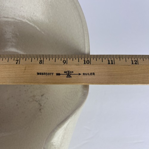 Mid Century Ikebana Vase Pottery Organic Japan Modernist Vtg 12in - Picture 18 of 20