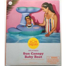 Sun Squad Inflatable 50 UPF Sun Canopy Baby Boat Protection Swimming Pool NIB