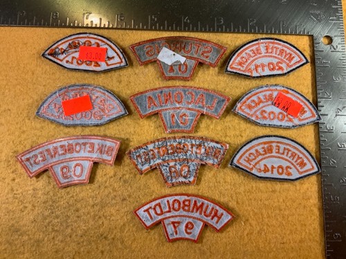T7-24 MOTORCYCLE PATCH - LOT OF 10 - MIXED BIKE WEEKS - Picture 2 of 2