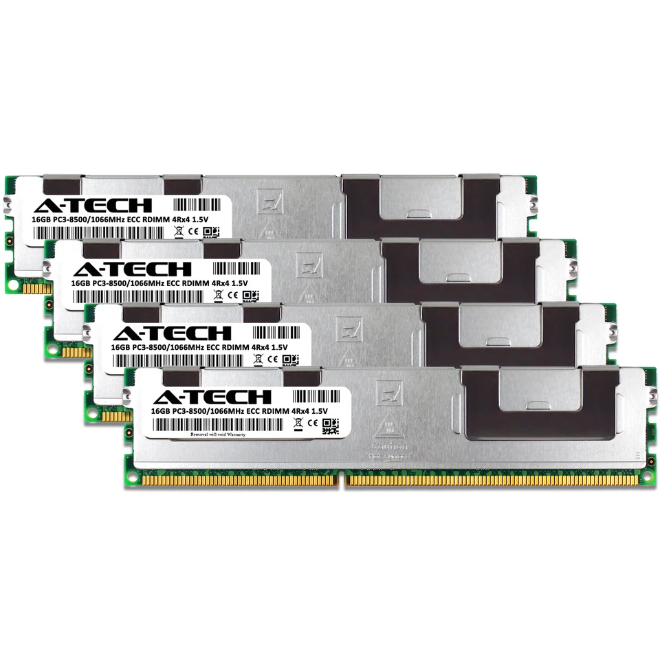 64GB 4x16GB 4Rx4 PC3-8500R HP ProLiant DL360e G8 DL360p G8 DL380e G8 Memory RAM - Image 2 of 3