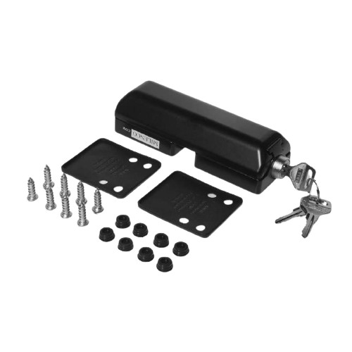 Milenco Door Deadlock Superior Van Black Twin Pack Caravan Motorhome Security