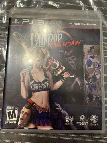 Lollipop Chainsaw PS3 Sony PlayStation 3 2012 CIB Complete NTSC USA ESRB WORKING