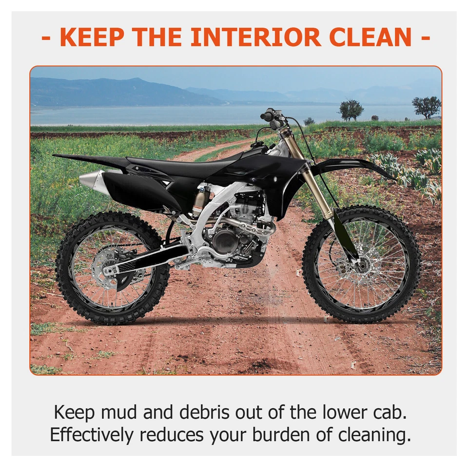 Kit de plástico estilo Restyle negro 2018 para Yamaha YZ125 YZ250 2002-2020 2014 Foto 3 de 4