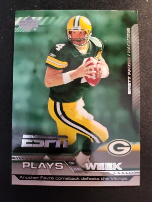 2005 Upper Deck ESPN #PW-11  Brett Favre PLAYS OF THE WEEK 