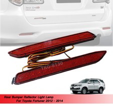Rear Bumper Reflector Light Lamp For Toyota Fortuner 2012 2013 2014