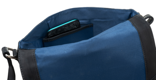 Hermoso bolso hecho a mano de cuero pintado a mano folk - Imagen 6 de 7
