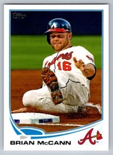 2013 Topps Series 1 Base # 116 - Brian McCann - Atlanta Braves