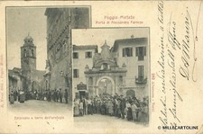 POGGIO MIRTETO - Episcopio e Torre dell'Orologio - Porta di A. Farnese 1906